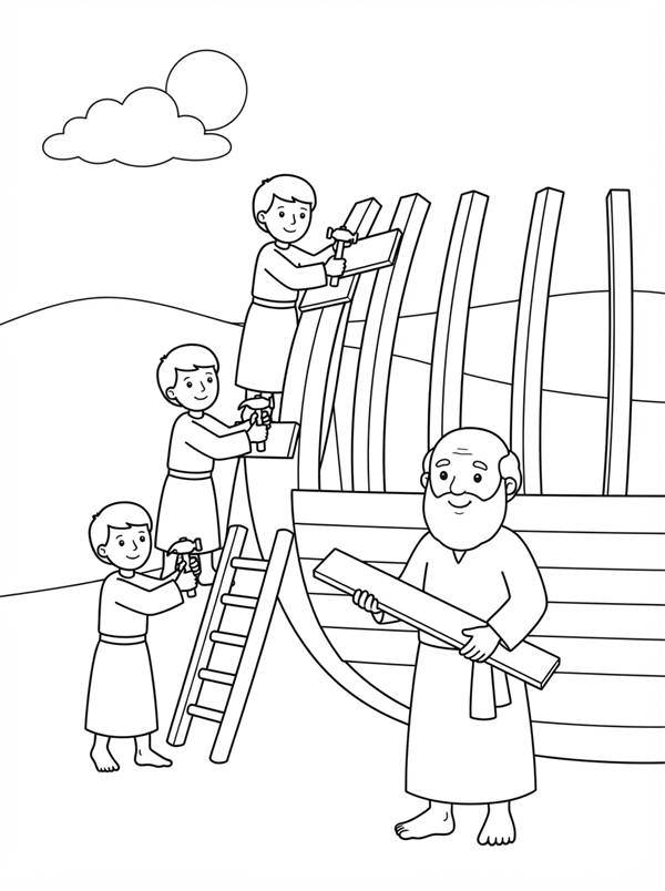 L'arche de Noé – Scène 5